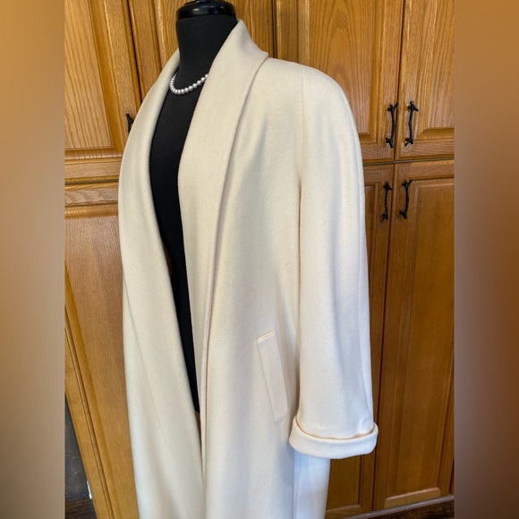 VINTAGE PRESTON & YORK WOOL WINTER DRESS COAT RETRO FULL LENGTH - Picture 5 of 12